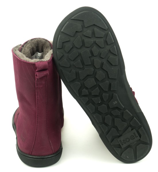 Koel bare |mid ~ Faro Schnürstiefel Winter ~ Bordeaux
