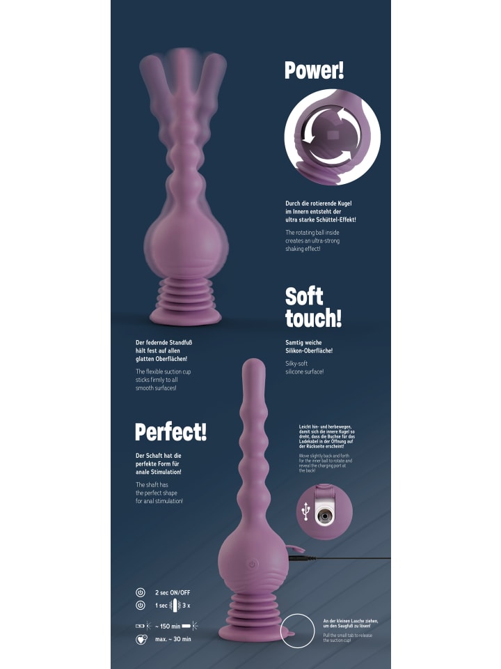 You2Toys Analvibrator Turbo Shaker Anal Lover in lila günstig kaufen 27,5