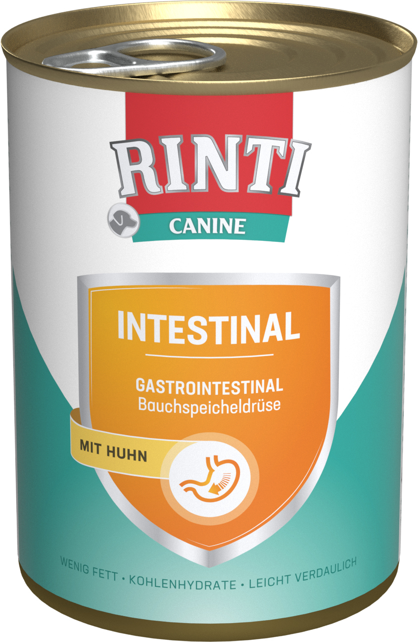RINTI Hundenassfutter RINTI Canine Intestinal Adult 12 x 400g Huhn