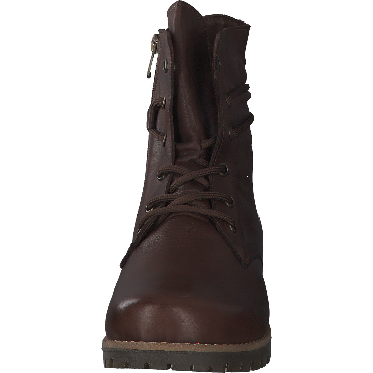 Esgano 0342870, Schnürstiefeletten, Damen, Braun (Mokka)