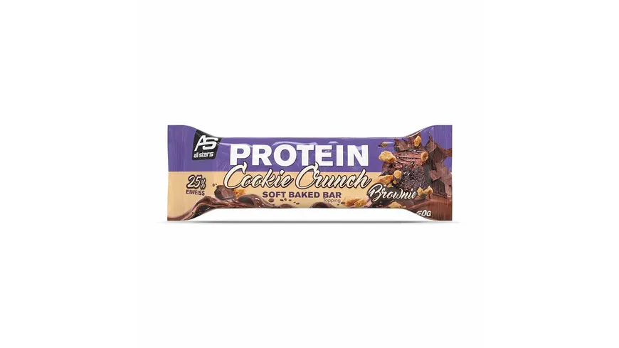 All Stars Protein Cookie Crunch Bar, Brownie, 50g 50 g