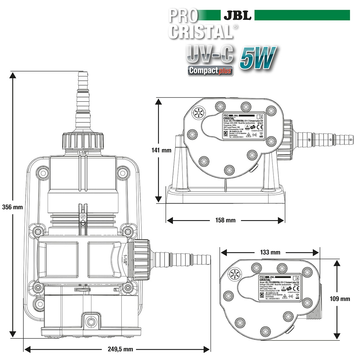 JBL Procristal UV-C Compact Wasserklärer kaufen