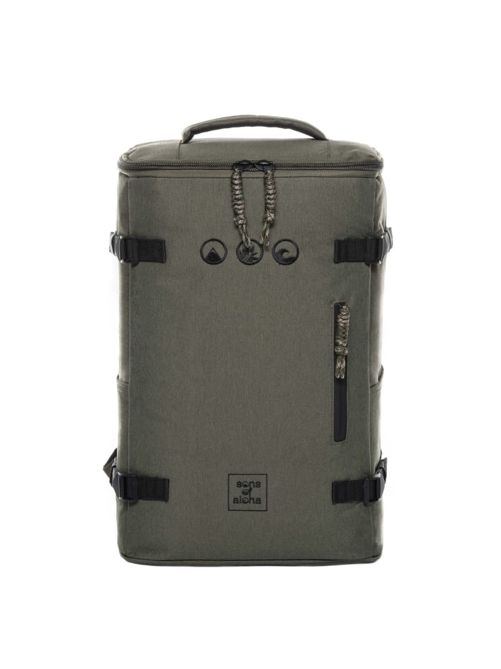 SONS OF ALOHA Top Loader Rucksack XL XL Top-Loader Sporttasche Rucksack 15 Zoll olive in grün günstig kaufen onesize