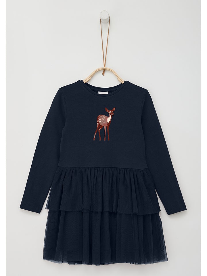 s.Oliver Kleid in Dunkelblau günstig kaufen