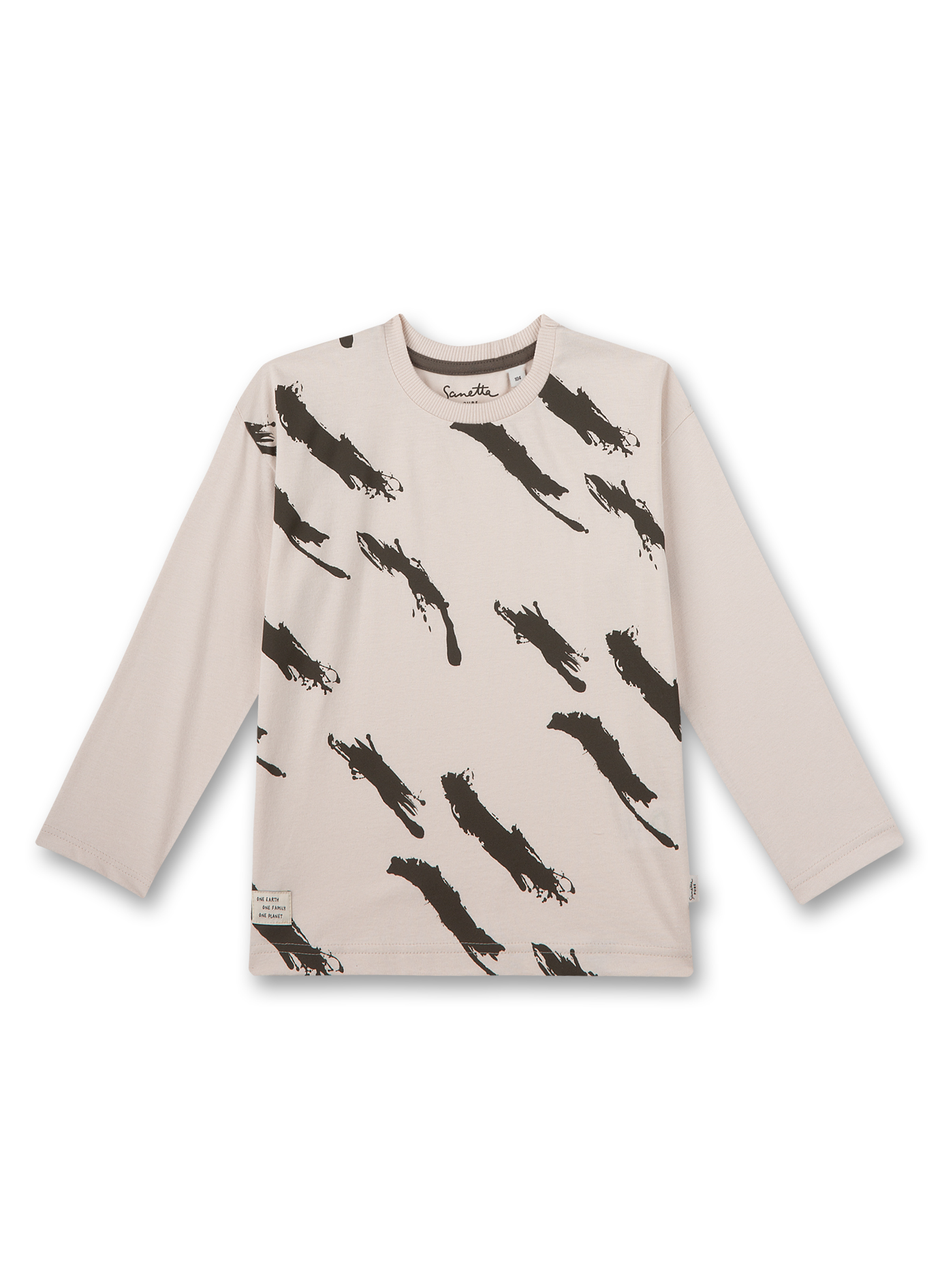Jungen-Shirt langarm Off-White