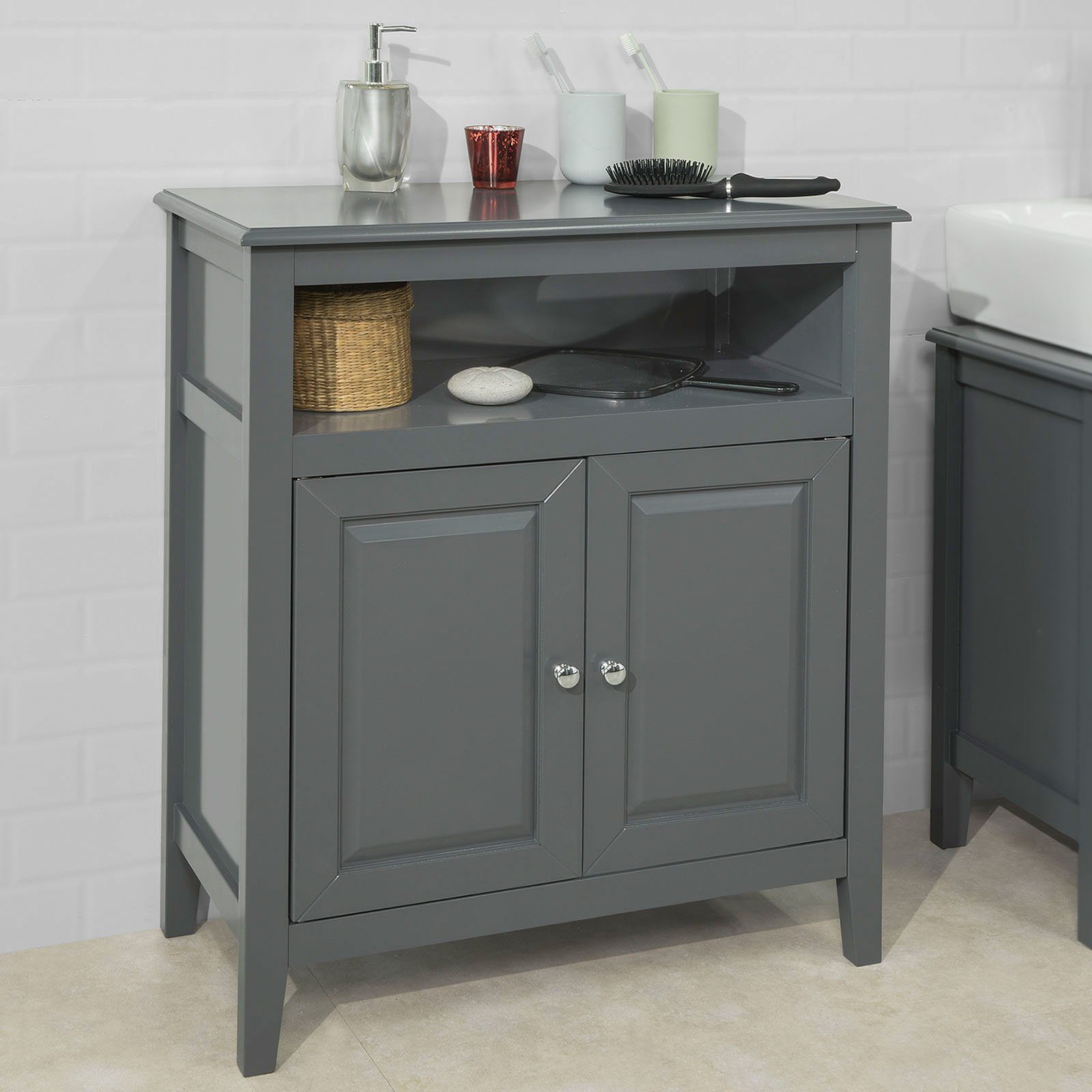 SoBuy Badkommode FRG204, Badschrank Badmöbel Sideboard Flurschrank