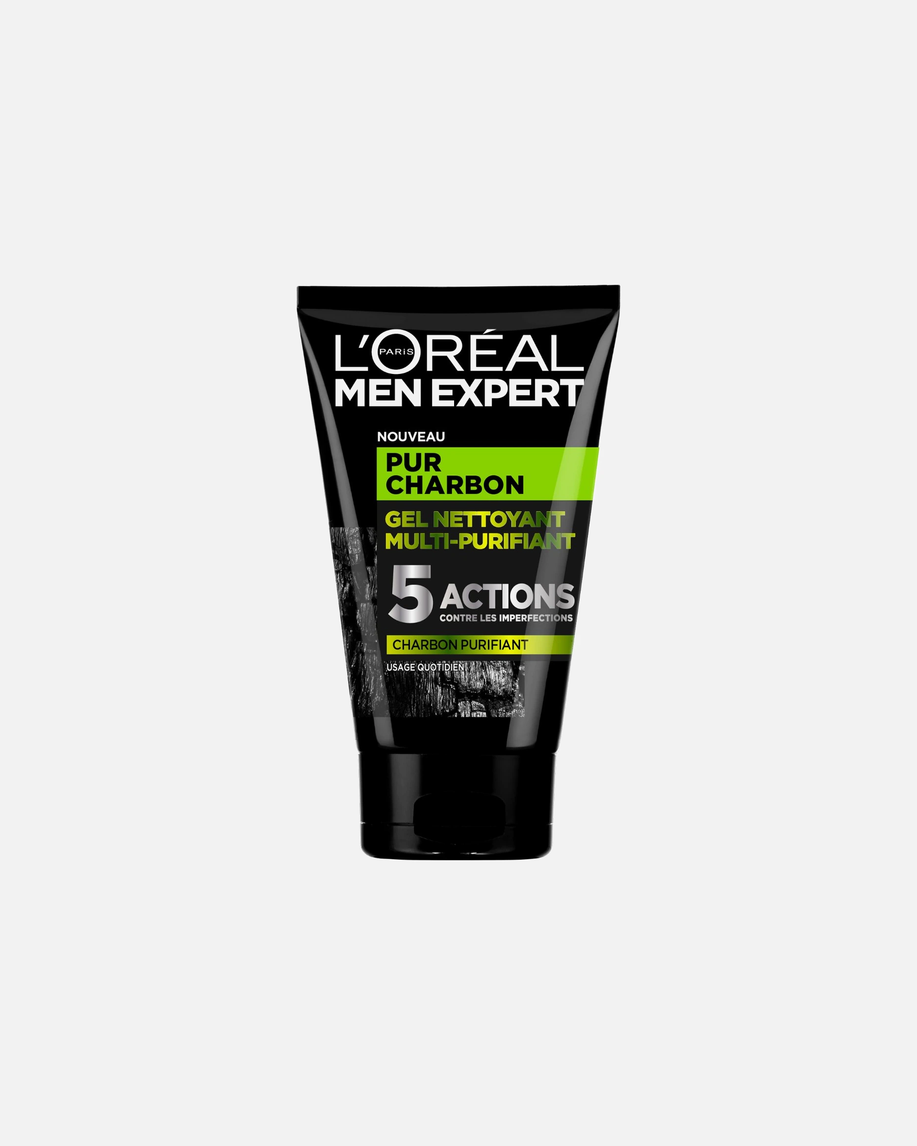 Gel de curățare multi-purificant cu cărbune pur L'Oréal Men Expert