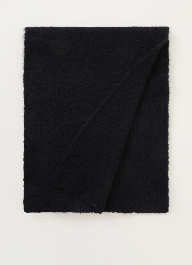 Sciarpa vintage americana in misto lana di alpaca, 195 x 40 cm