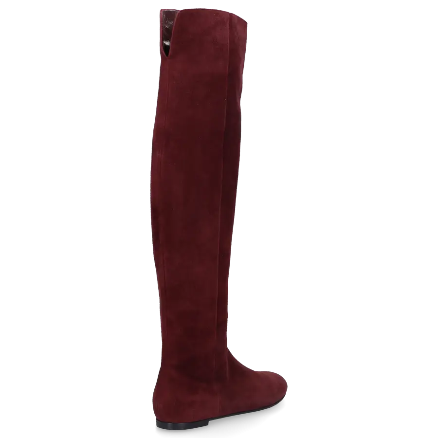 Gianvito Rossi - Stiefel Milton Veloursleder - rot
