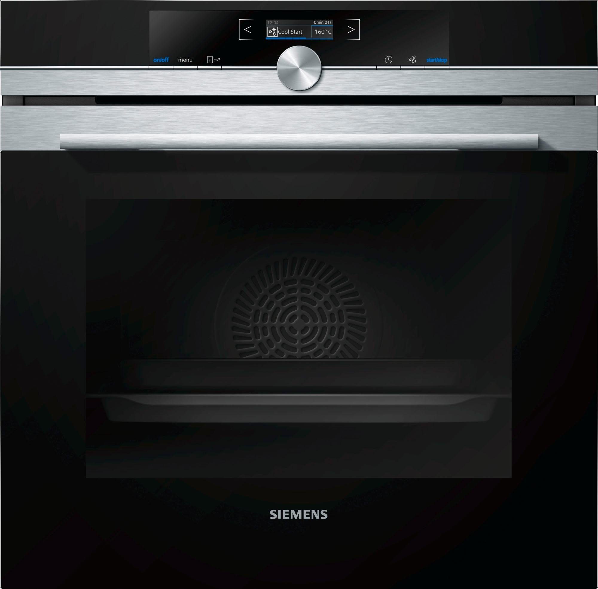 SIEMENS Einbaubackofen iQ700 HB634GBS1, mit Teleskopauszug nachrüstbar, ecoClean Plus, mit ecoClean