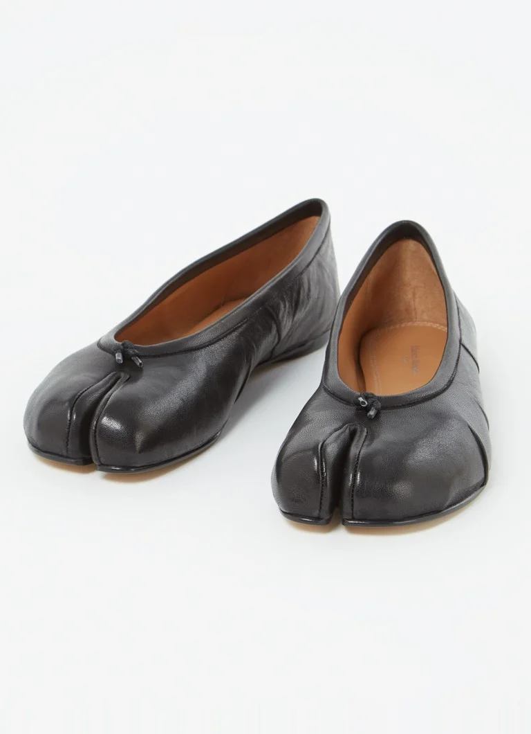 Maison Margiela Tabi Uusi karitsannahkainen balerina
