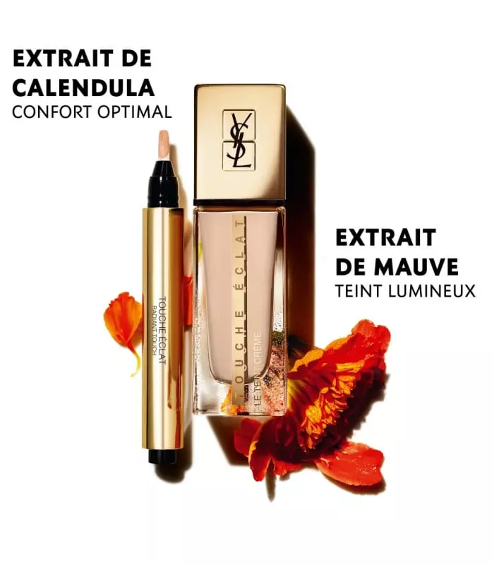 TOUCHE ECLAT LE TEINT Fond de teint hydratant & tenue 24H, naturel & lumineux