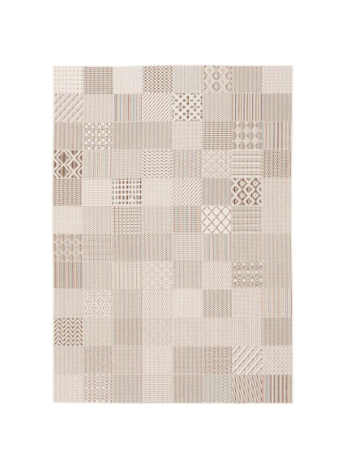 Pergamon In & Outdoor Teppich Flachgewebe Campus Trend in Beige günstig kaufen