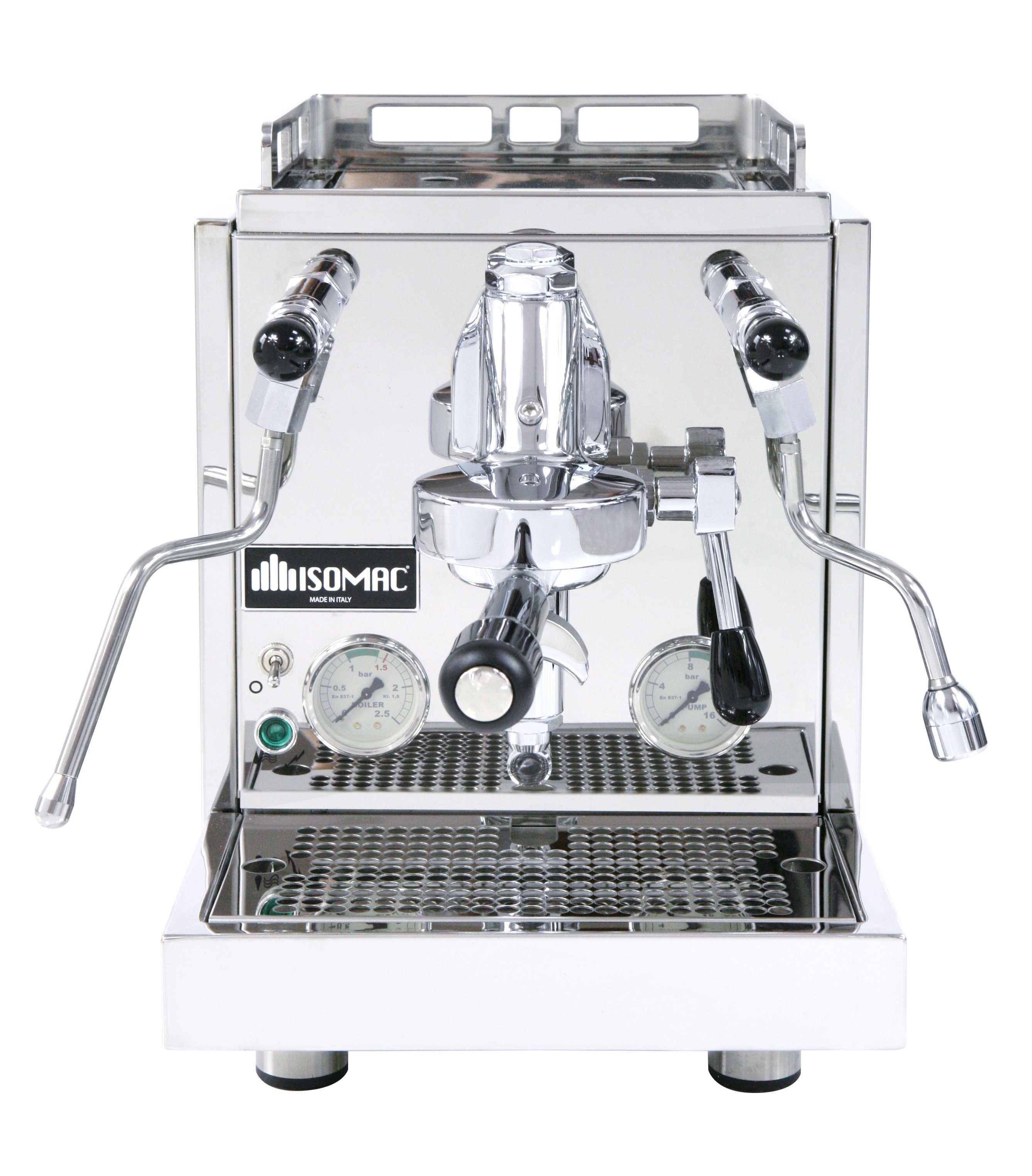Isomac Espressomaschine PRO 6.1, mit Faema E61 Brühgruppe, Rotationspumpe und direktem Wasseranschluss