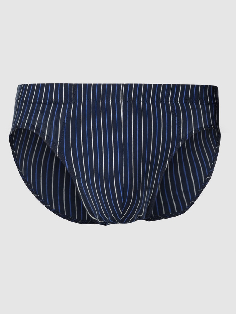 Slip mit Streifenmuster in royalblau