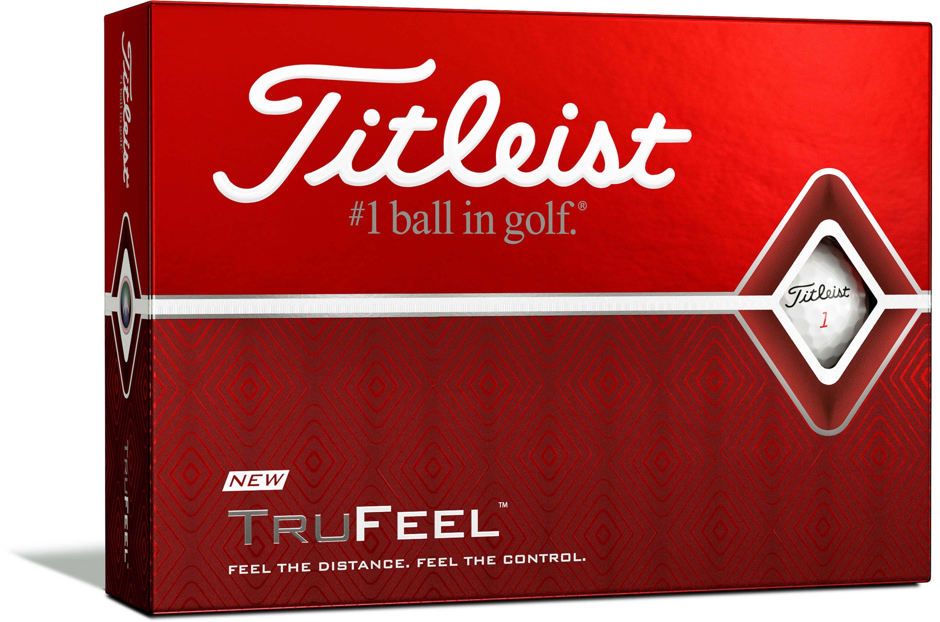 Titleist Golfball Titleist TruFeel 2-Piece Golfbälle 12 Stück, Schneller TruTouch Kern mit sehr niedriger Kompression
