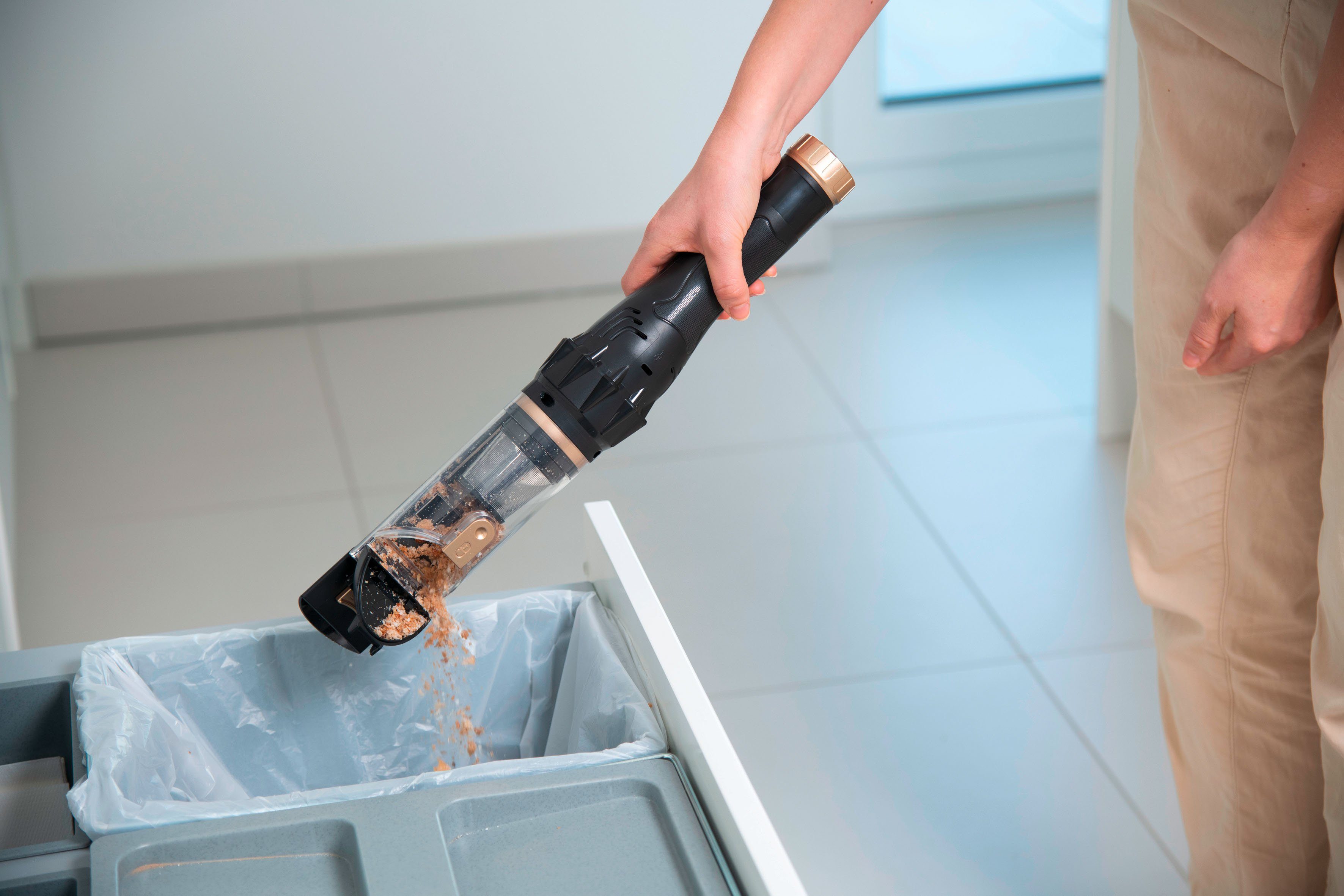 MediaShop Akku-Handstaubsauger Livington Prime Everyday black M24329, 90 W, beutellos