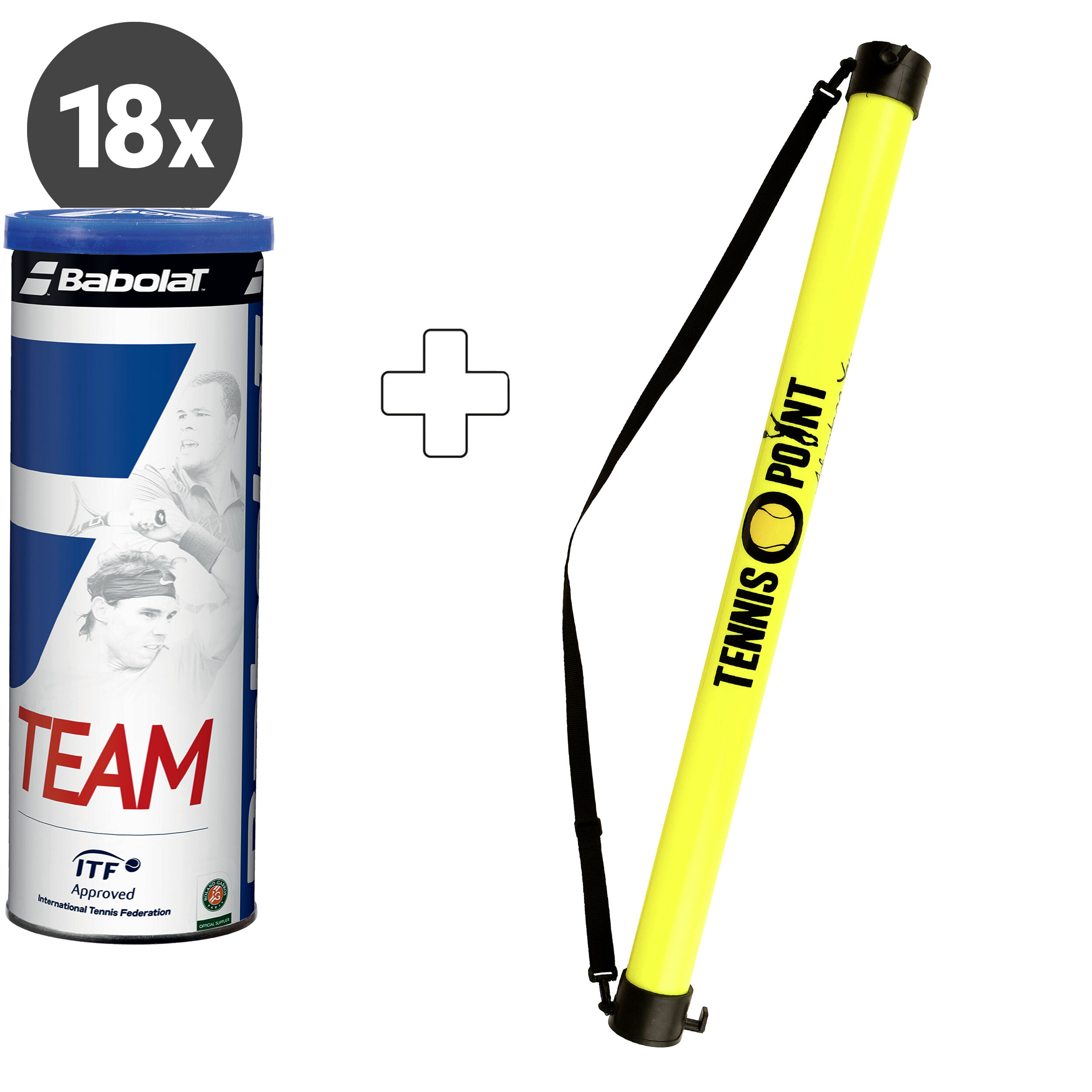 Team 18x 4er Dose Plus Ballsammelröhre