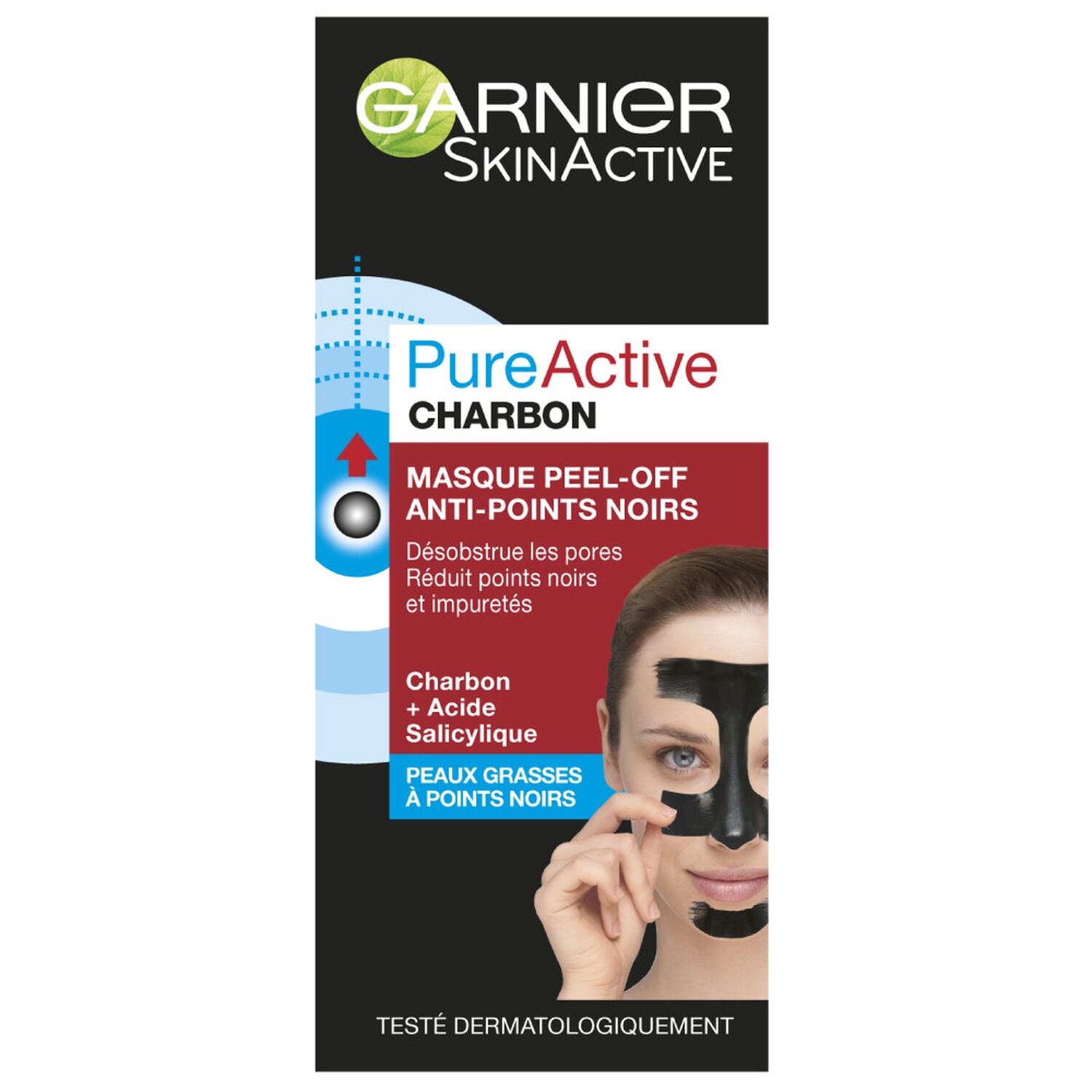 Garnier Garnier - PureActive Masque Peel-Off Charbon Anti-Points Noirs