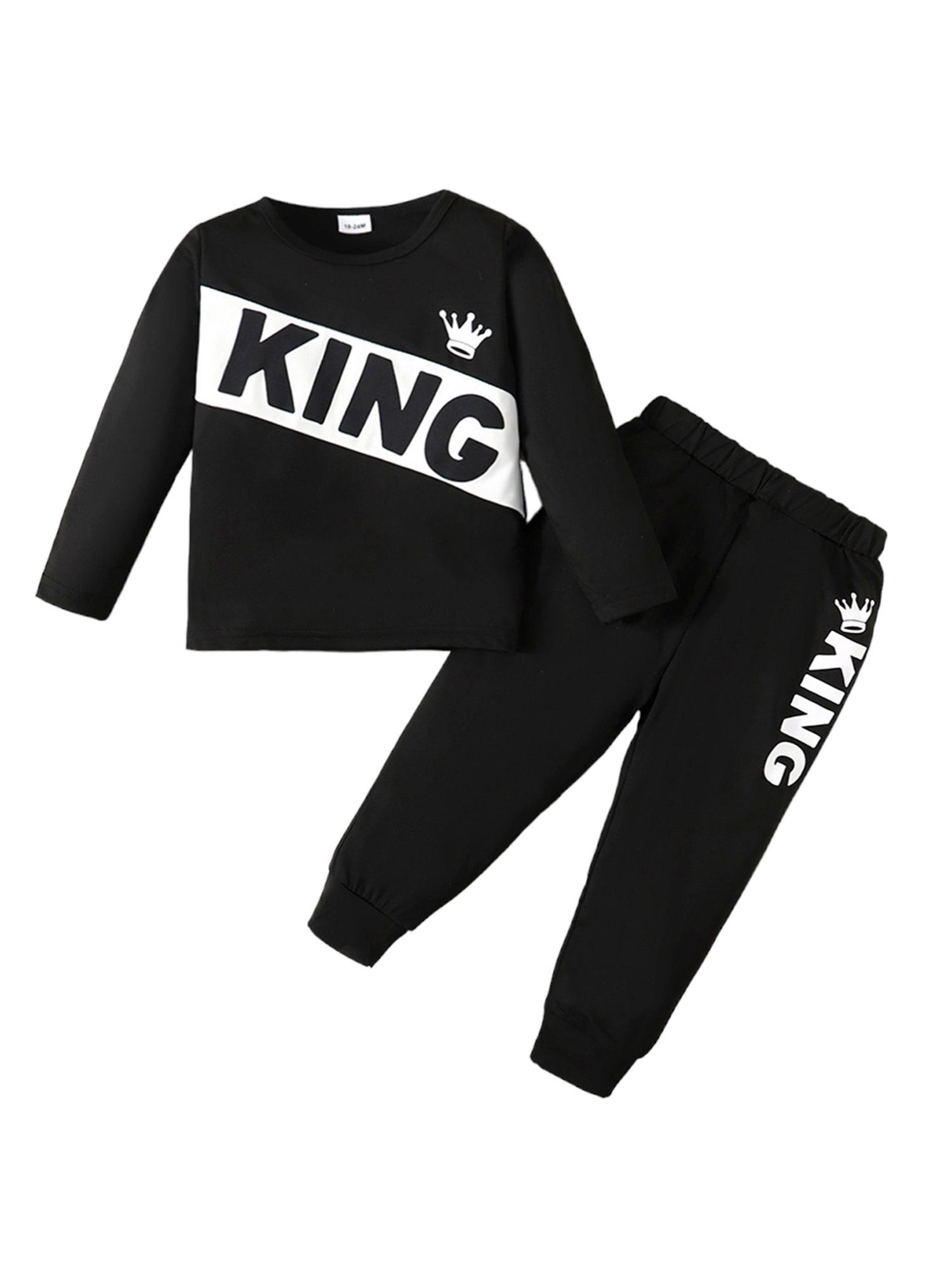 Lapastyle Sportanzug Lässige Sportanzüge für Kinder im Frühling Herbst, Pullover & Hose