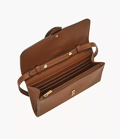 Fossil Crossbody-Geldbörse Harwell Leder