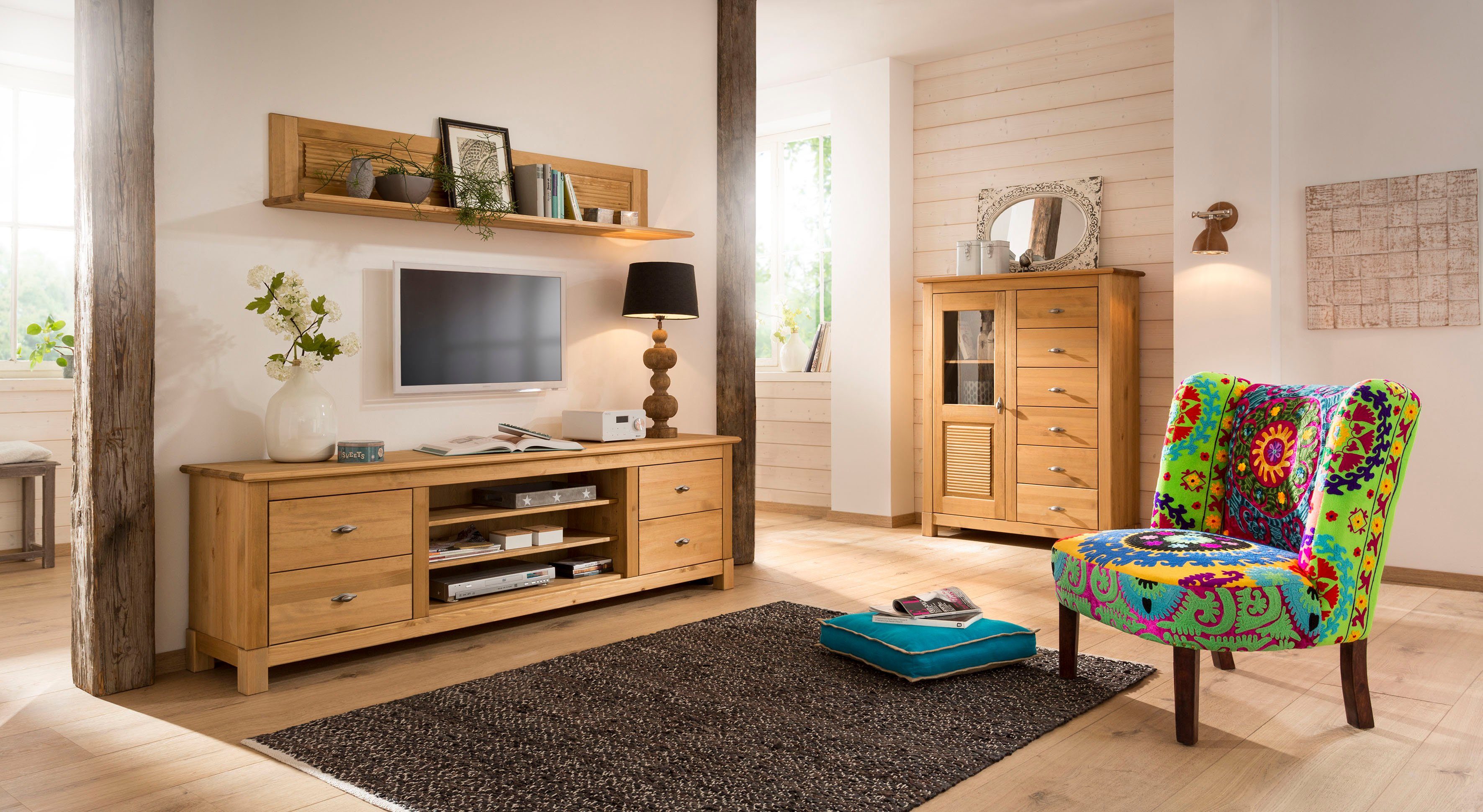 Home affaire Highboard Rauna, Breite 103 cm