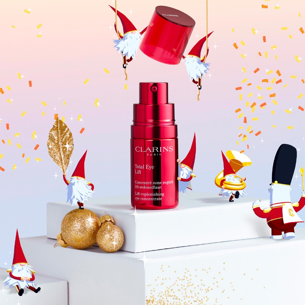 Clarins Coffret Total Eye Lift  Coffret Noël Soins Yeux anti-âge, anti-rides