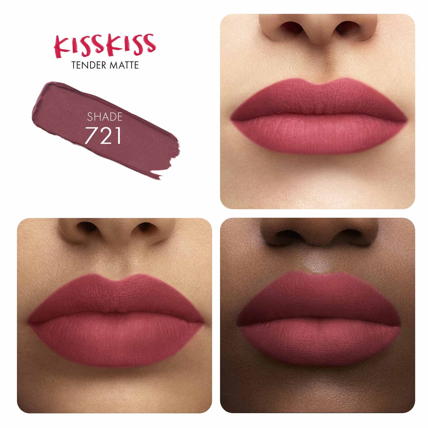 Lips KissKiss Tender Matte - Matný rúž, Rúž