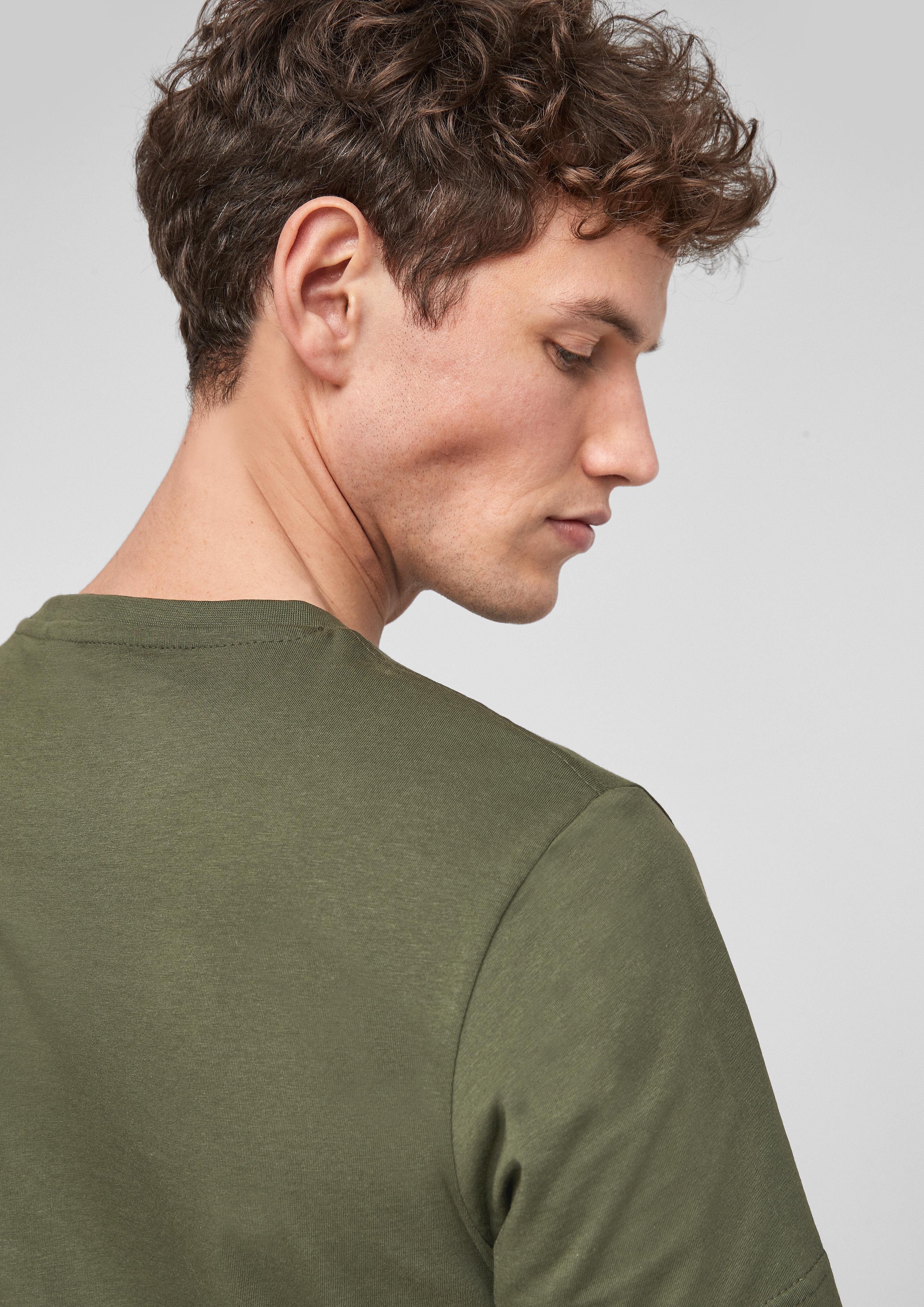 Labelshirt aus Jersey  03.899.32.6954-7940