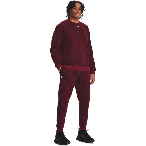 HERREN SWEATSHIRT UA RIVAL FLEECE PRINTED CREW