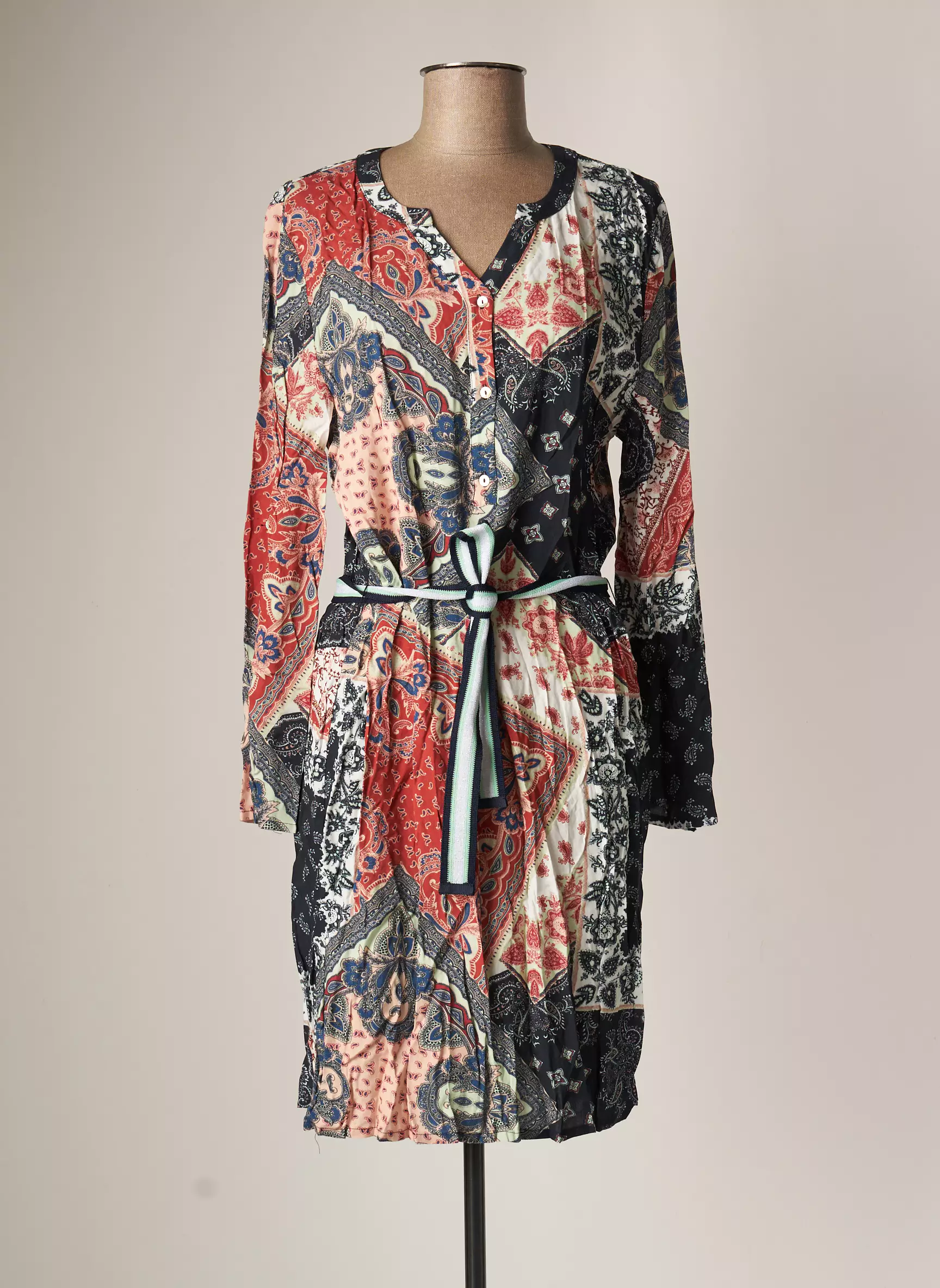 Et Compagnie Robes Mi Longues Femme couleur rouge