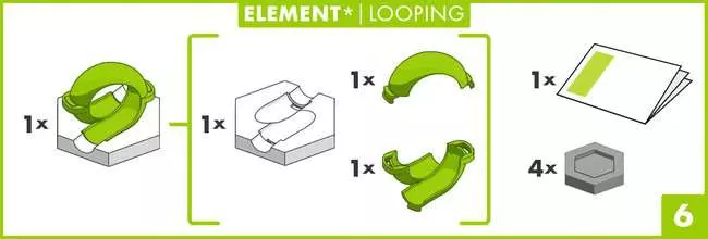 GraviTrax Element Looping - Kugelbahn-Erweiterung für Kinder ab 8 Jahren
