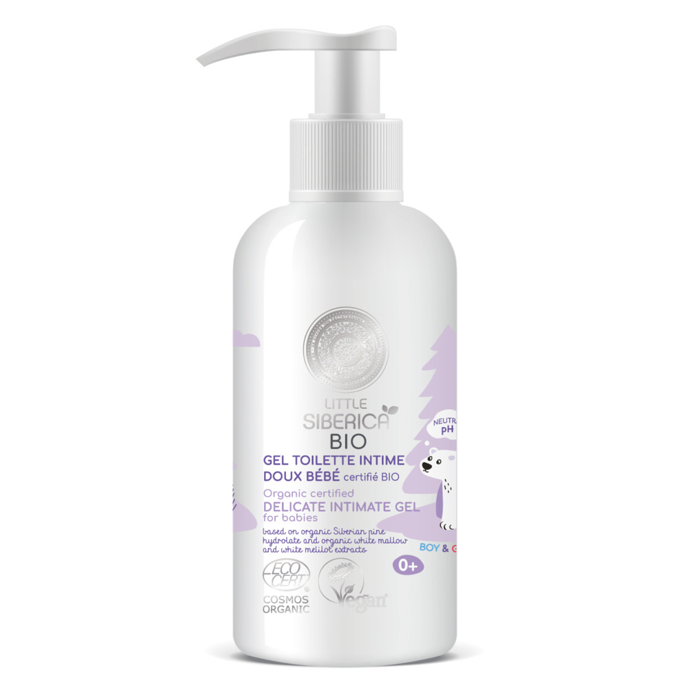Natura Sibérica Gel Toilette Intime Doux Bébé certifié Bio Toilette intime