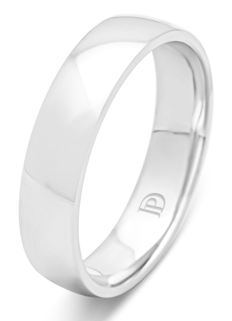 Diamond Point Witgouden Wedding Ring