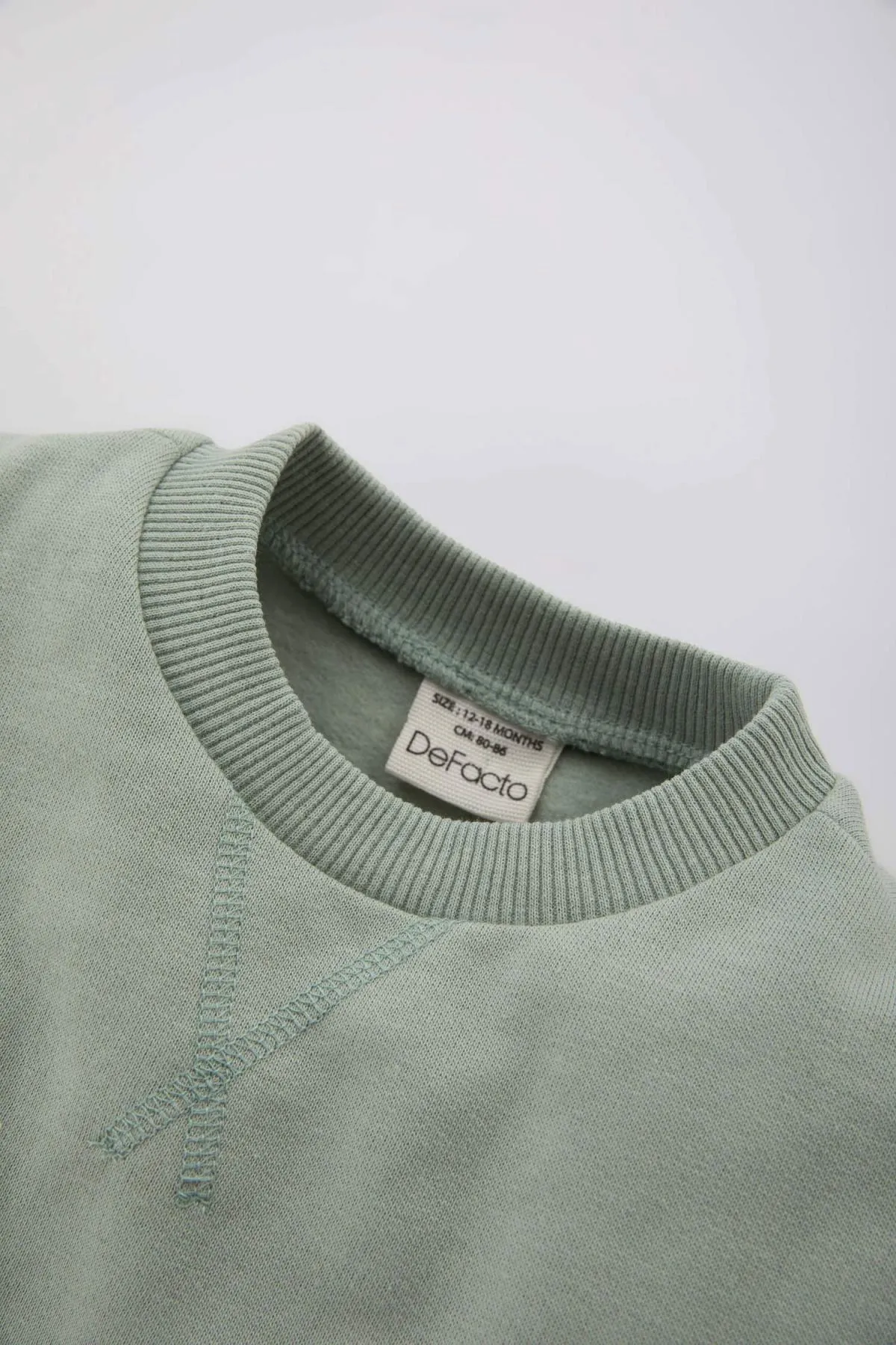 DeFacto  Unisex Weiches, pelziges Sweatshirt Jogginghose 2-teiliges Set B7523a524sp