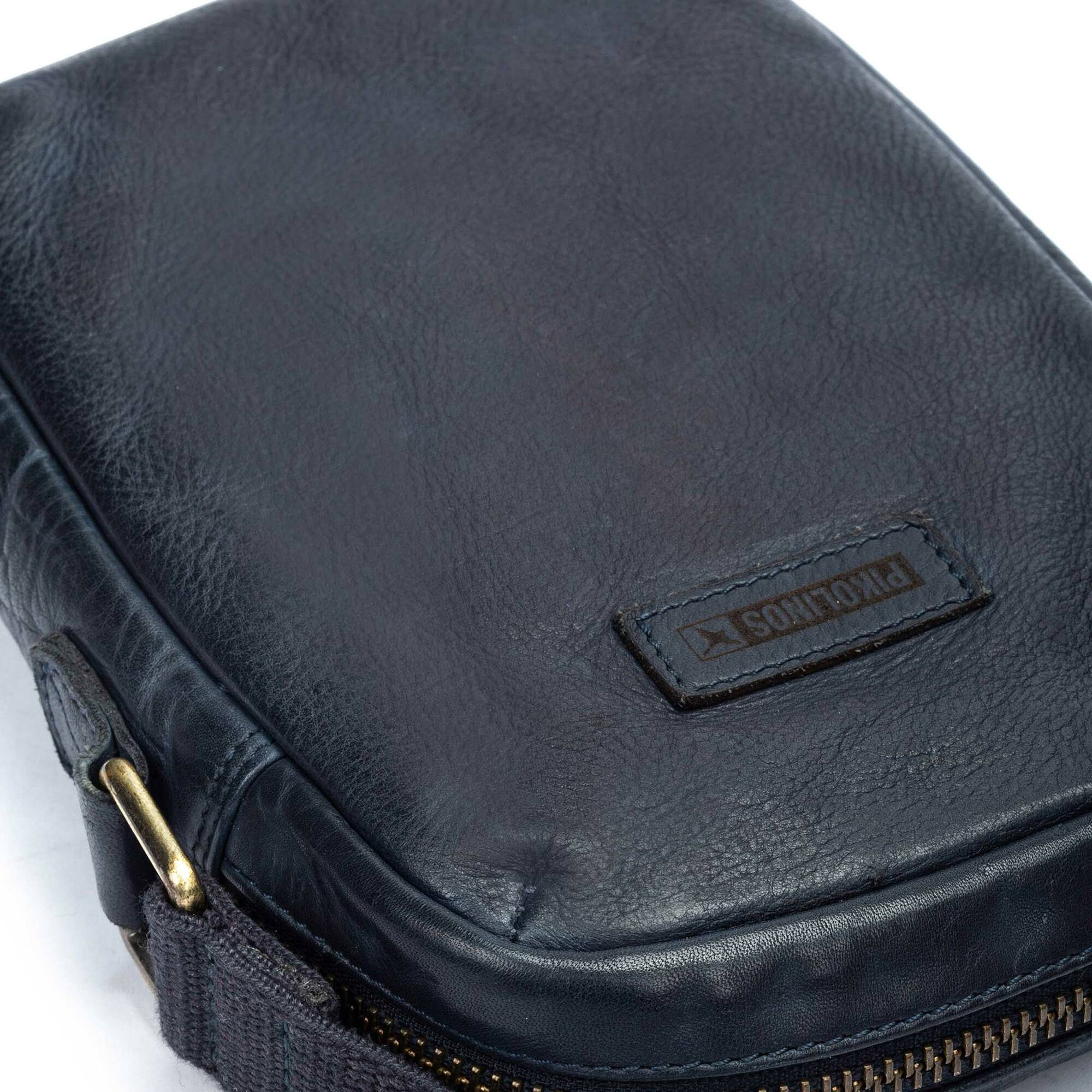Mała męska torba na ramię - NIEBIESKA