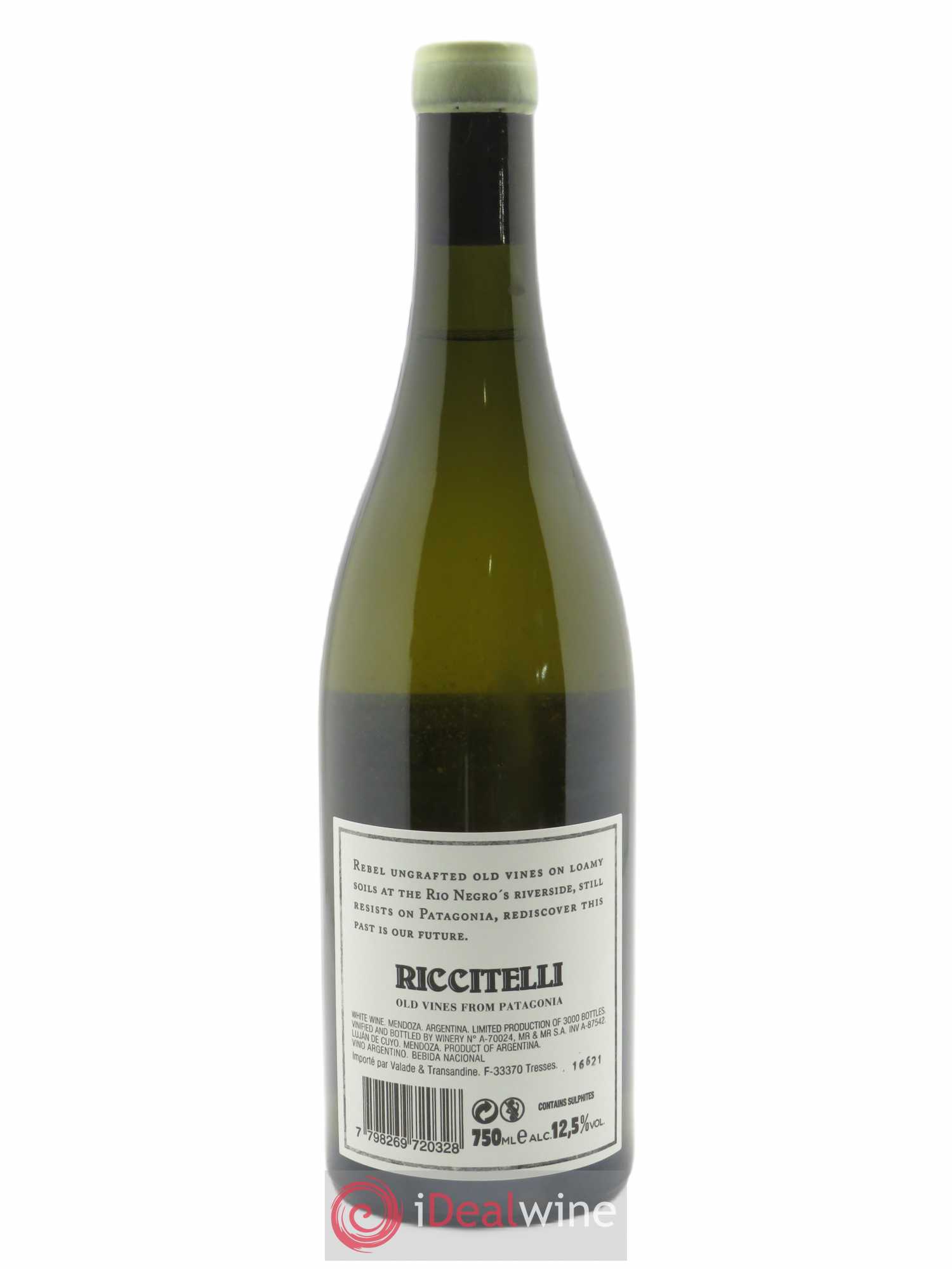 Rio Negro Matias Riccitelli Old Vine Chenin blanc  2020 - Lot de 1 Bouteille