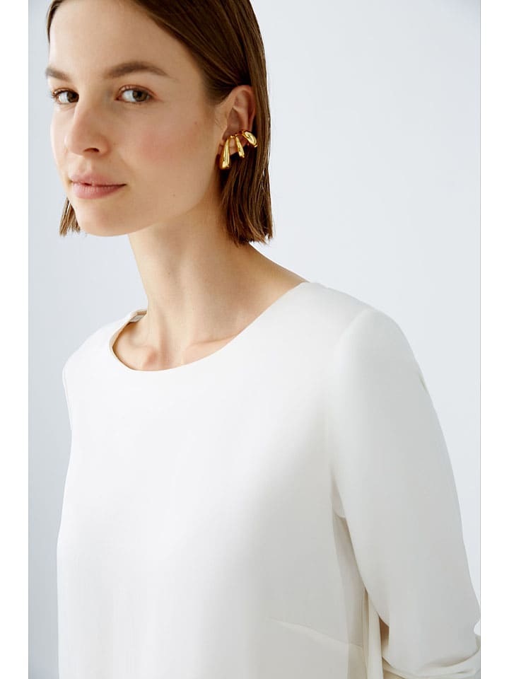 Oui Bluse in Weiß günstig kaufen