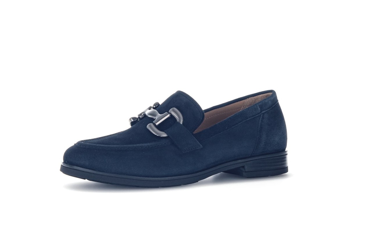 GABOR Komfort Slipper blau