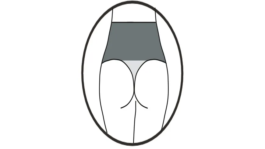 NO-MI Damen figurfigurformende String Panty nude