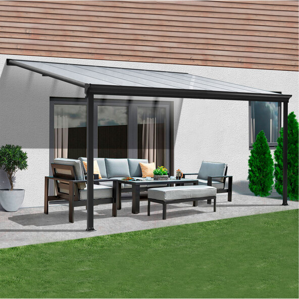 Terrassenüberdachung SOLIS, anthrazit