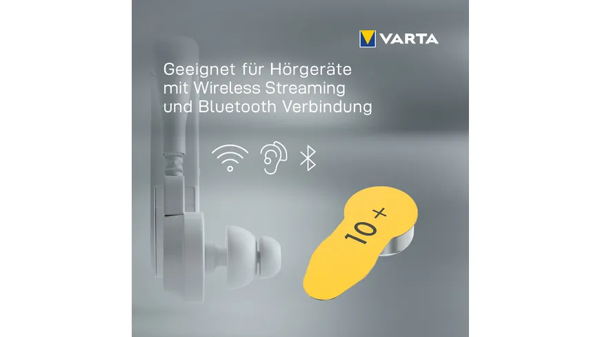 VARTA Hearing Aid  Batteries 10 Blister 6er