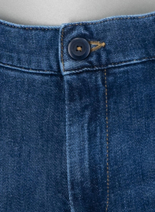 Alberto, Jeans Lou, Regular Fit, Kaschmir-Baumwolle, blau