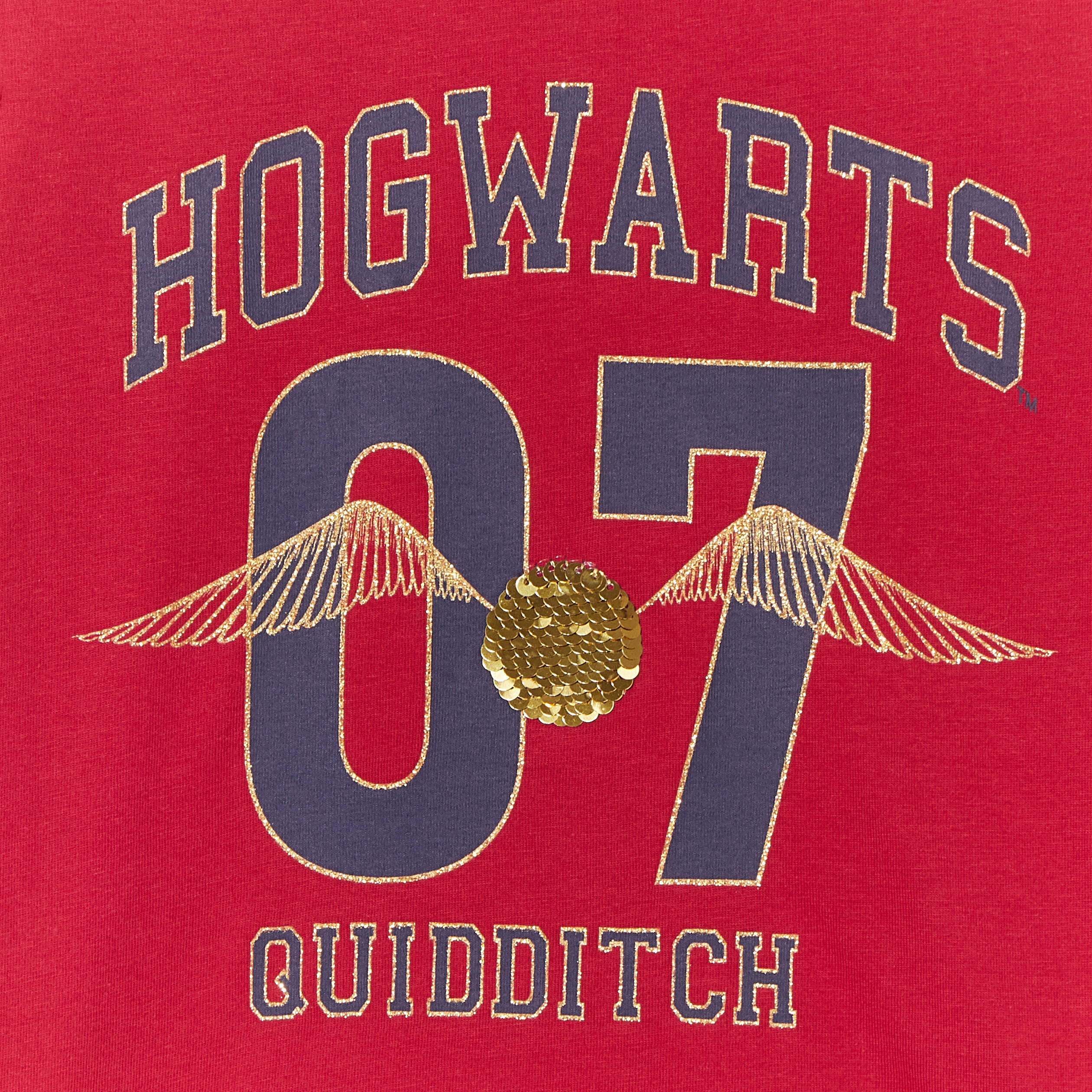 T-shirt manches longues Harry Potter bordeaux fille | La Halle