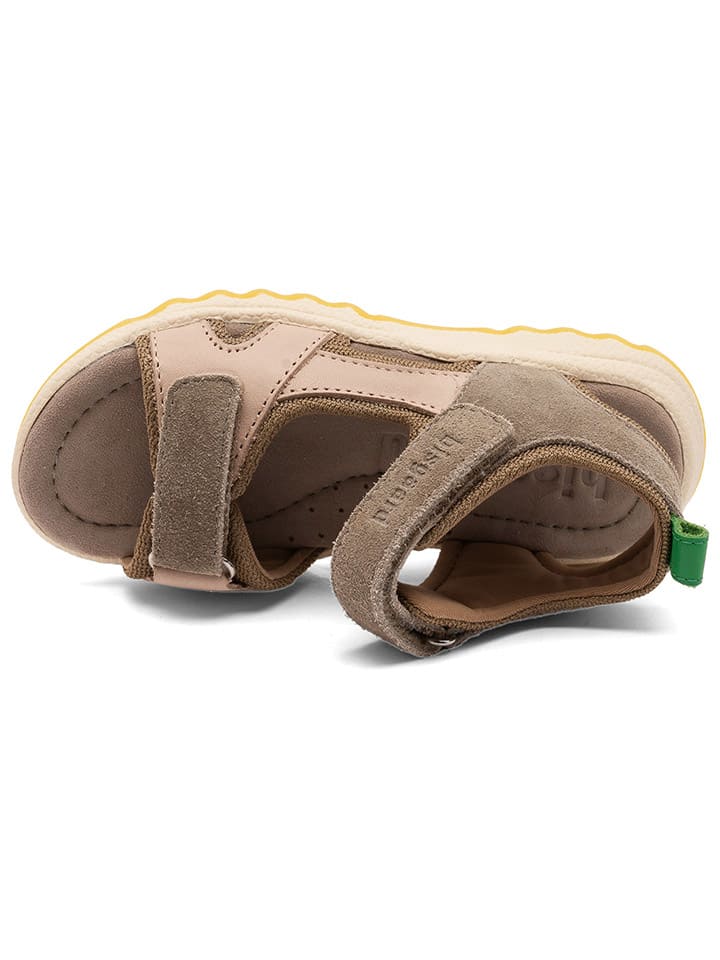 bisgaard Sandalen in Khaki/ Beige günstig kaufen