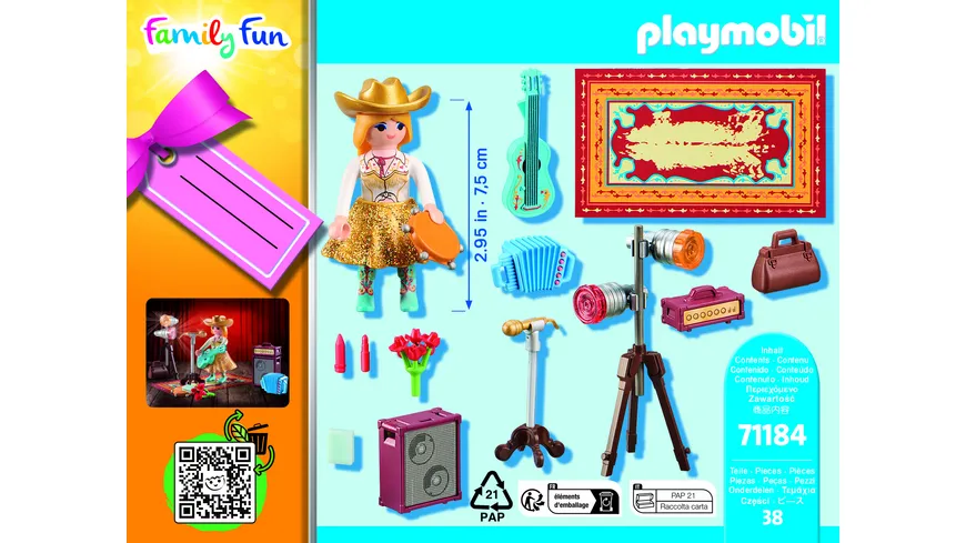 PLAYMOBIL 71184 - Family Fun - Country Sängerin