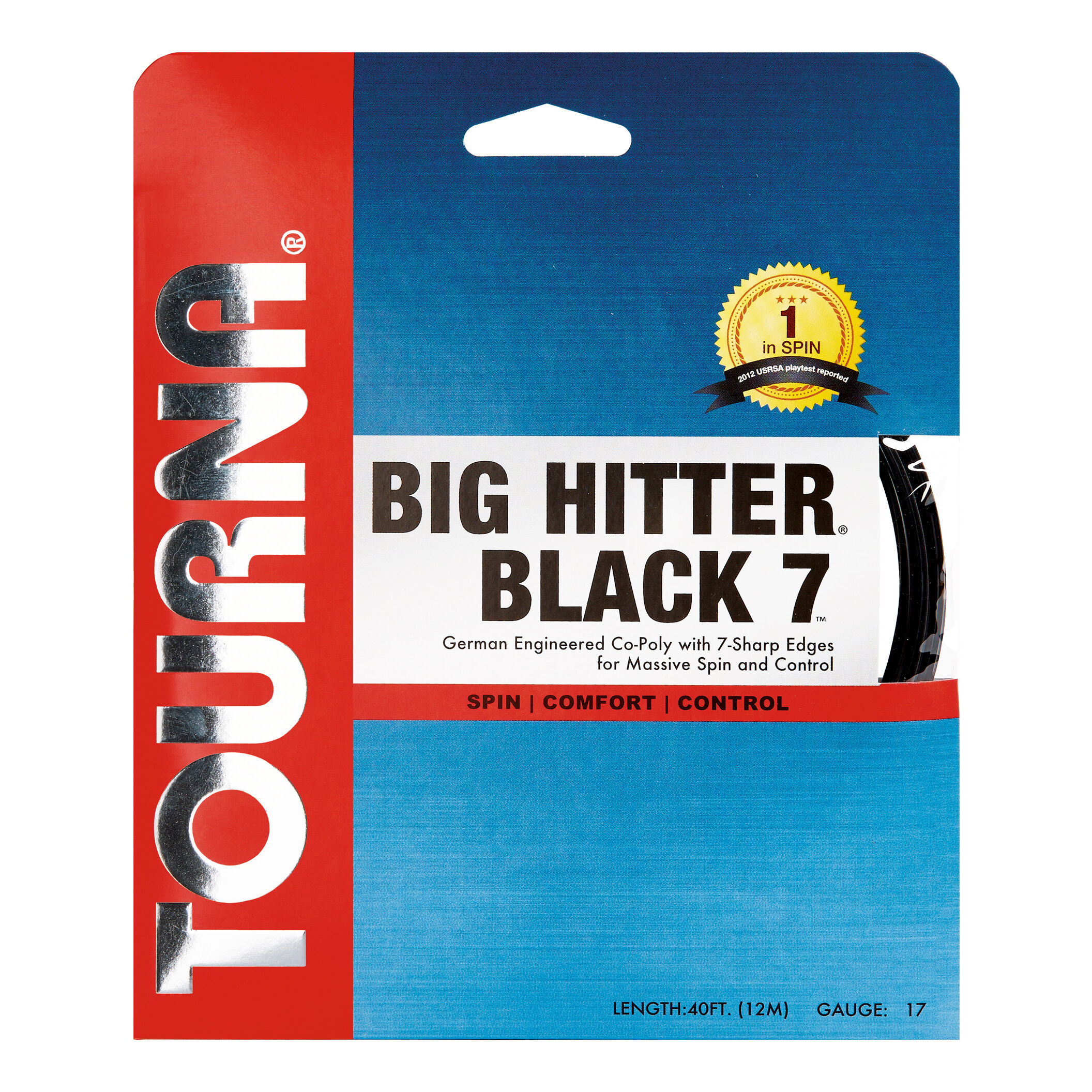 Tourna Big Hitter 7 Saitenset 12m - Schwarz
