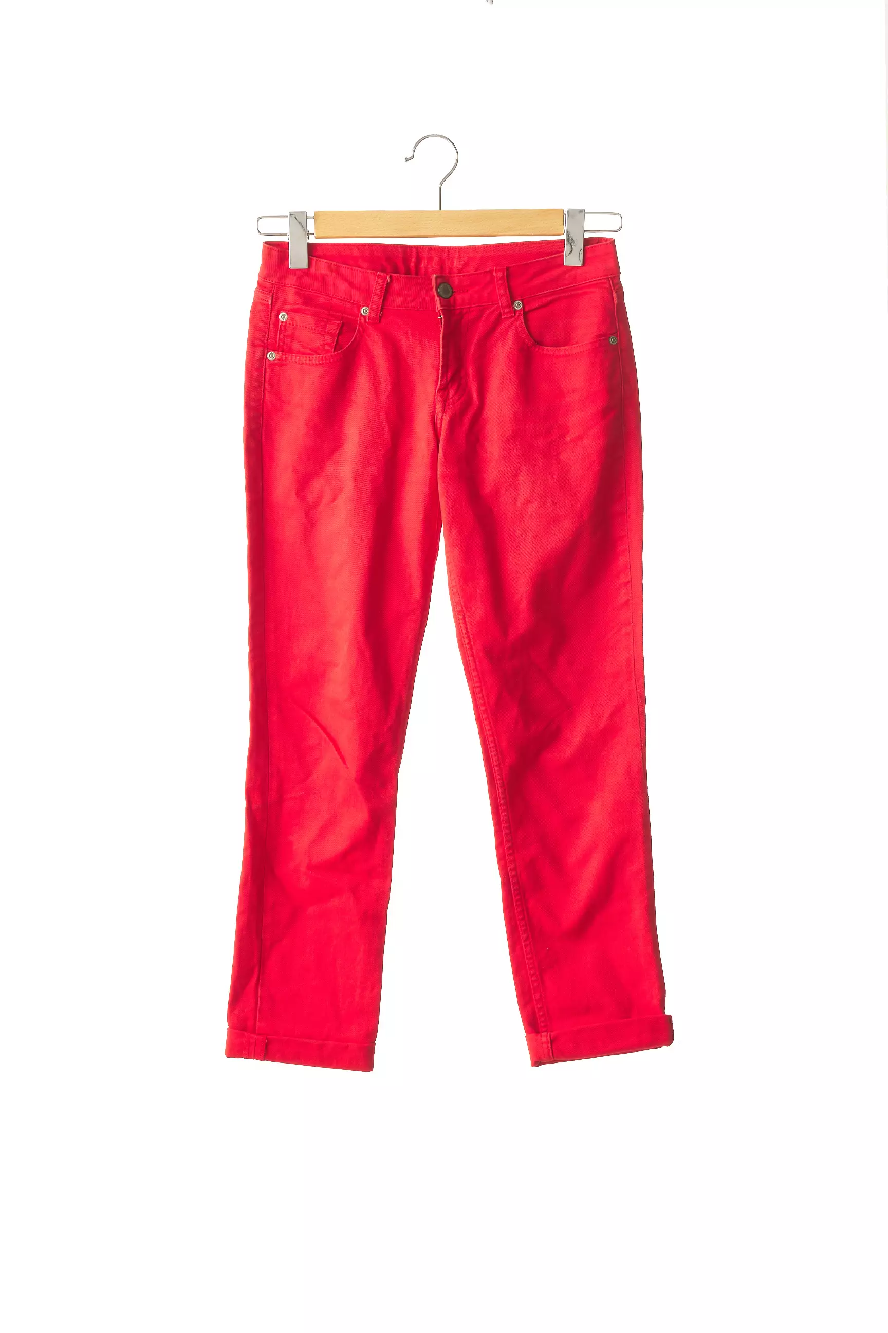 Paul Joe Pantalons Droits Femme couleur rouge