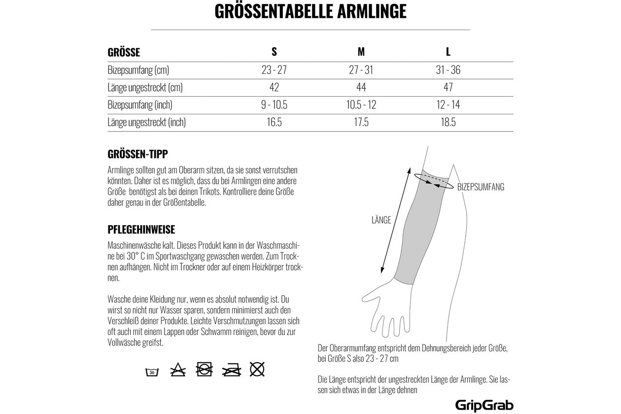 GRIPGRAB AquaRepel 2 Water-Resistant Armlinge - 2023