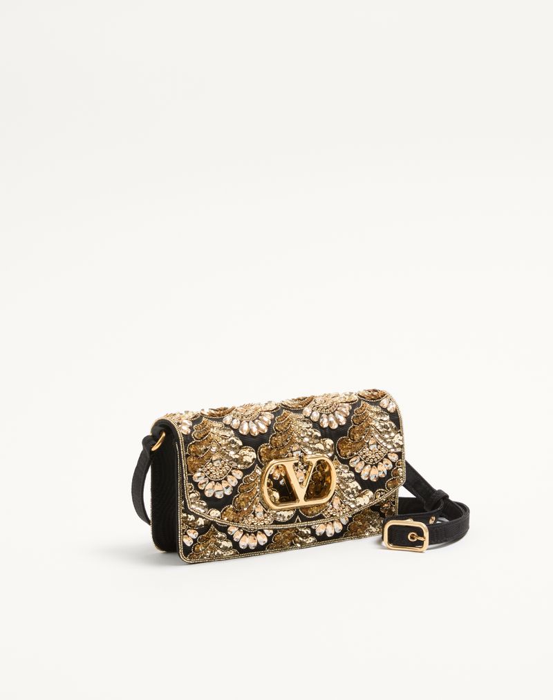 Valentino Garavani Vain Broderet Lille Clutch